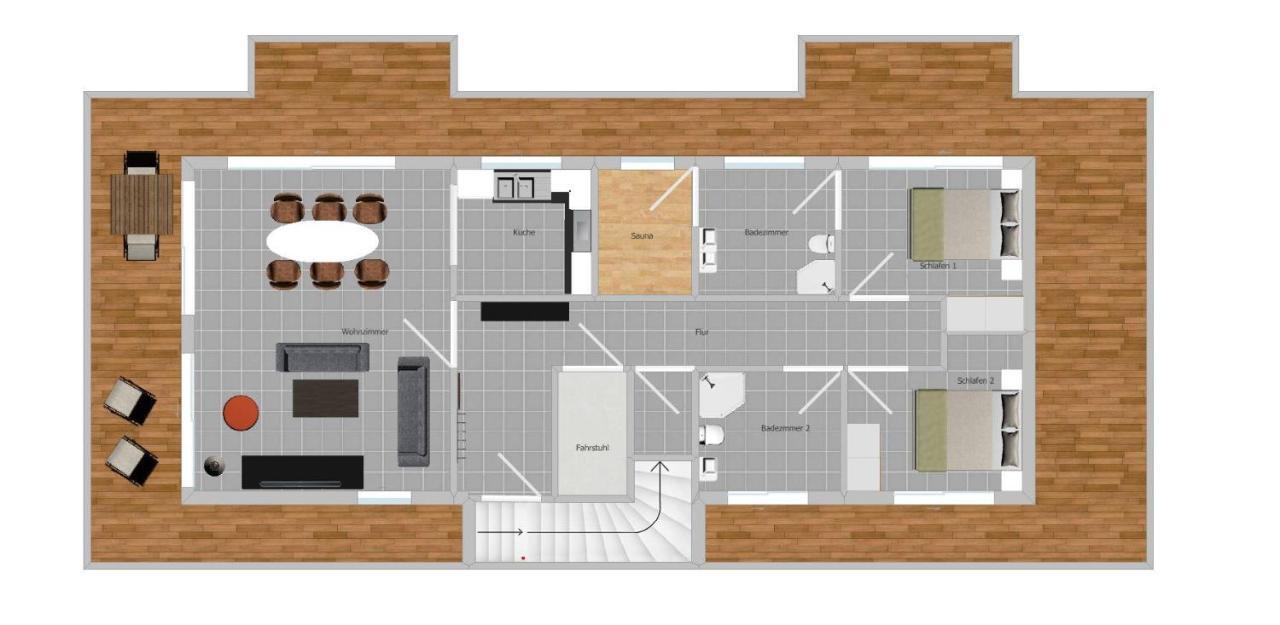 Villa Lindholm Wohnung 5 Penthouse ビンツ エクステリア 写真
